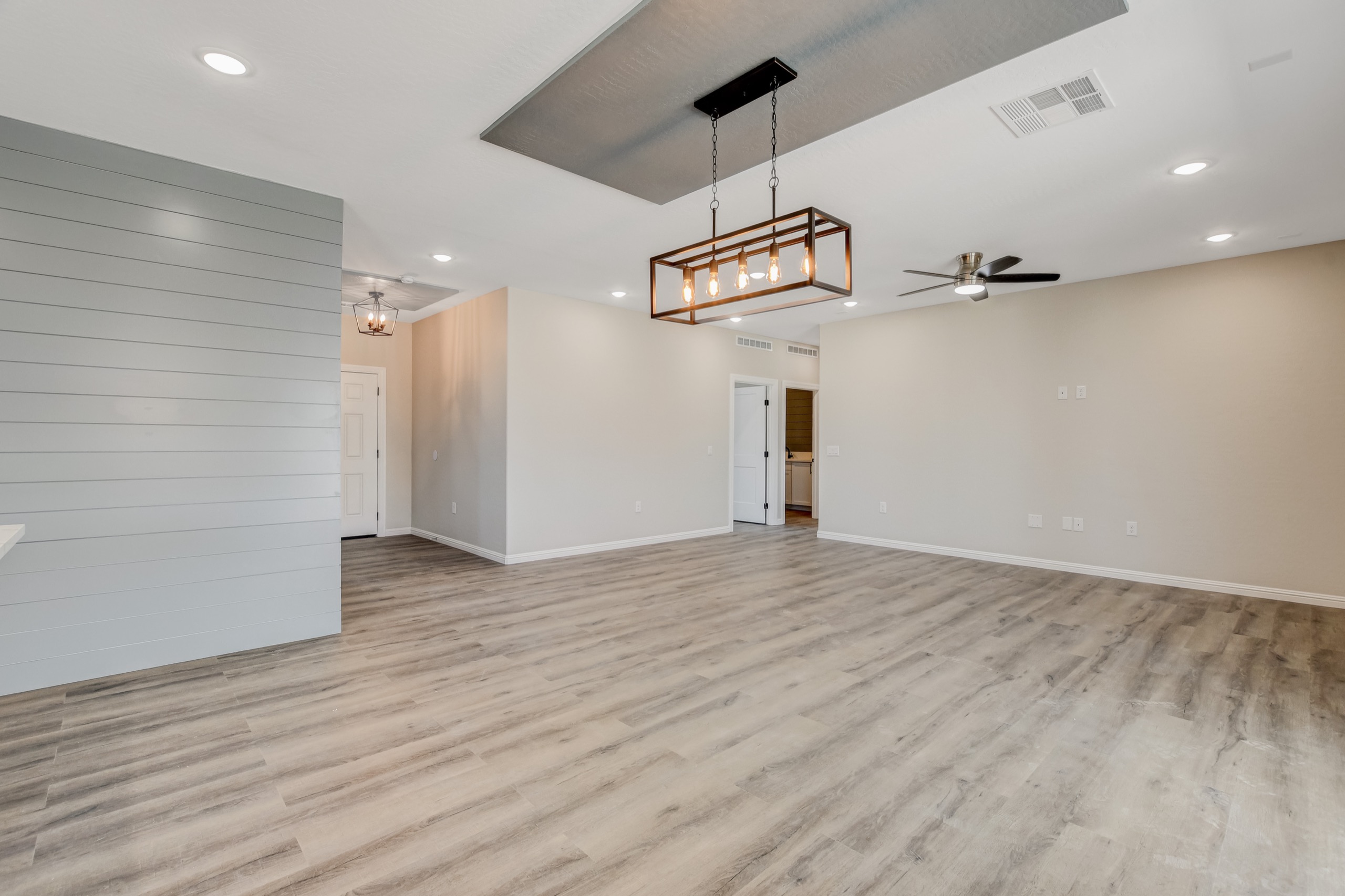Open kitchen and living renovation